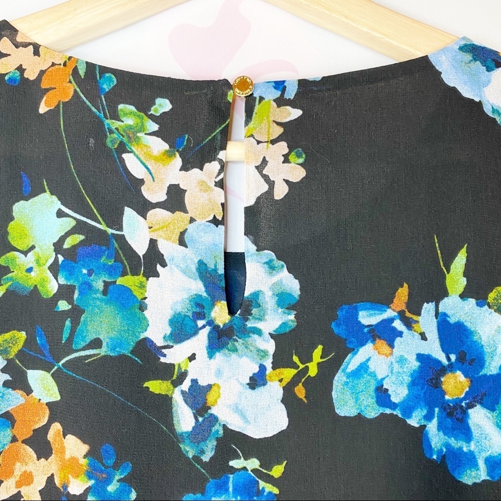 NEW Calvin Klein Floral Print Blouse XL - Picture 7 of 12